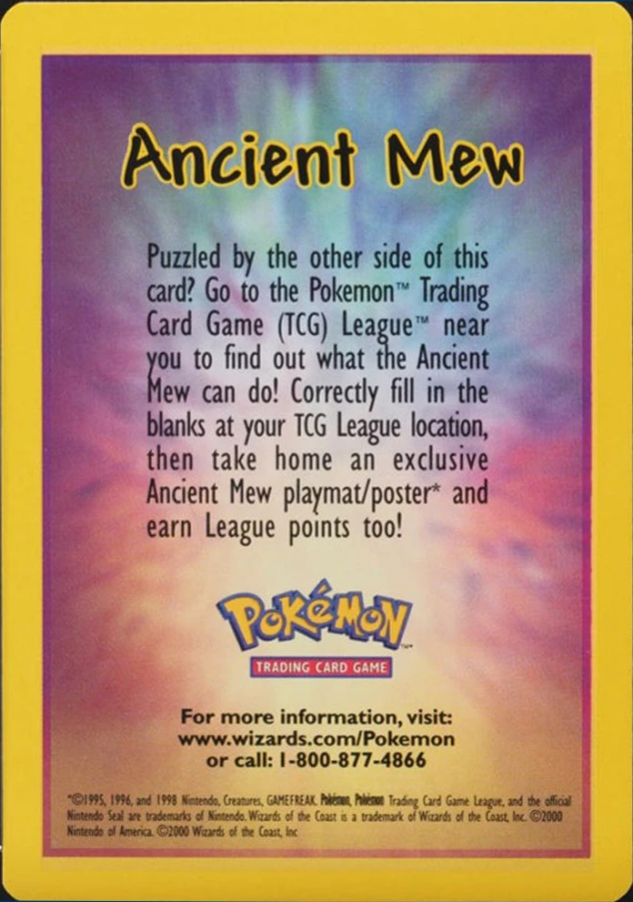 Ancient Mew - Pokemon The Movie 2000 Promo